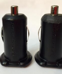 Scosche USBC242M ReVolt Universal Cigarette Lighter Multi Device Compact Dual Port USB Car Charger, Fast Charge Two Devices Simultaneously, Black Dual USB-A 24W 24 61N3sEJQnoL