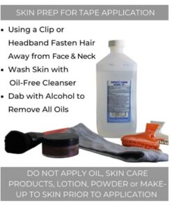 Bring It Up Instant Face Lift Tape Kit: 30-Day Supply, Transparent Neck & Eyebrow Lift Strips, Anti-Wrinkle Stickers 17 61N4g1YpFaL