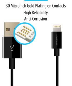 Alternative view of HomeSpot 8pin Cable Set Black (4 Pack)