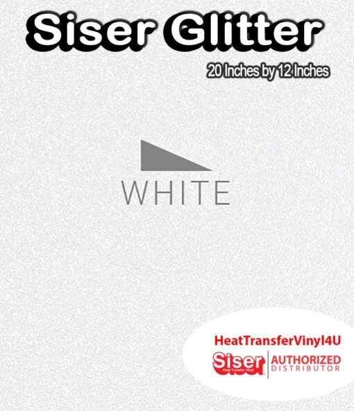 Siser Glitter 20" (White)