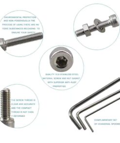 Alternative view of SZHKM 850pcs Stainless Steel Nuts and Bolts Assortment Metric Machine Screws Set M2 M3 M4 Screws Assorted Hex Bolts and Nuts kit for Electronics with Wrench screws BT9-03