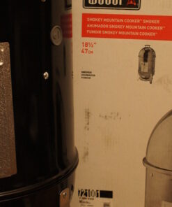 Weber 18-inch Smokey Mountain Cooker, Charcoal Smoker,Black 18" 62 61N65BCd4KL