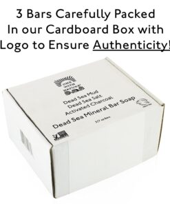 Alternative view of DEAD SEA MINERAL 7 oz SOAP VARIETY 3PK in BRANDED BOX. Dead Sea Salt contains Magnesium, Sulfur & 21 essential minerals. Shea Butter, Argan Oil, 100% Natural. All Skin Types, Acne, Eczema, Psoriasis 7 Ounce (Pack of 3)