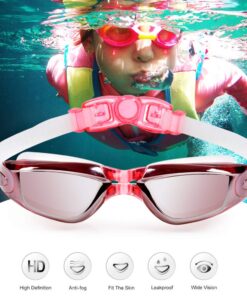 HUBO SPORTS Swim Goggles Swimming Goggles for Women Men Kids No Leaking Anti Fog G5p-rose 7 61N7H5zQZL