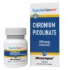 Superior Source Chromium 200 mcg, Quick Dissolve MicroLingual Tablets, 100 Count, Promotes Healthy Protein & Sugar Metabolism, Supports Healthy Blood Sugar Levels Already Within Normal Range, Non-GMO Unflavored 100 Count (Pack of 1) 15 61N7MNdx51L