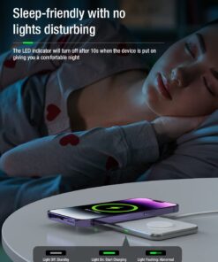 2 in 1 Wireless Charger, 15W Dual Wireless Charging Pad for iPhone 15/15 Pro/14/14 Pro/13/13 Pro/12/12 Pro/11/X, Samsung S23/S22/S21, Airpods 3/2/Pro, iWatch 8/7/6/SE/5/4/3/2(with QC 3.0 Adapter) White 27 61N7SMaDNiL