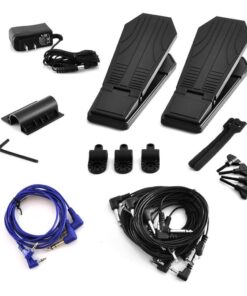 Pyle 9 Piece Electronic Set-Electric Kit with 5 Drum Heads, 2 Cymbal Crash Pads, Hi Hat and Bass Pedal Controller, Module, Stand Rack, Sticks-Professional/Beginners (PED021M) PED021M 9 61N8U1VJdRL