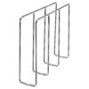 Rev-A-Shelf U-Shaped Wire Tray Divider Bakeware Cookie Sheet Organizer for Wall or Base Kitchen Cabinets for Face Opening of 3.25" Chrome, 596-10CR-52 1 Pack 17 61N8sn2m5AL