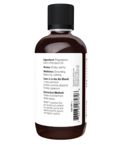 NOW Essential Oils, Patchouli Oil, Earthy Aromatherapy Scent, Steam Distilled, 100% Pure, Vegan, Child Resistant Cap, 4-Ounce 4 Fl Oz (Pack of 1) Standard Packaging 12 61NAyNLk5tL