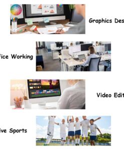 GenMachine Mini PC, Gaming Desktop Computer with AMD Ryzen 5 5500U, 6C/12T, 16G DDR4+512GB M.2 NVMe SSD, 1000Mbps, WiFi 6, BT 5.2, Dual HDMI, Type-C, Win11 Pro 5500u-16gb-RAM-512gb-SSD 11 61NBWFdnkfL