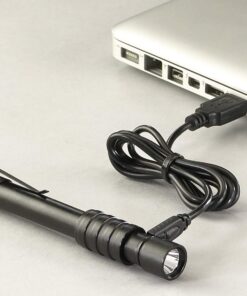 Streamlight 66133 Stylus Pro USB 350-Lumen Rechargeable Penlight with 120V AC Cord, Nylon Holster, Black Rechargeable with 120V AC Cord 19 61NCj8ODYCL