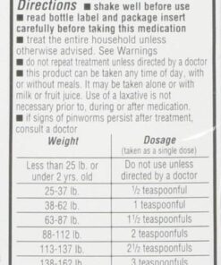 REESE'S PINWORM Medicine Liquid for Entire Family, Full Prescription Strength, 2 Oz 2 Fl Oz (Pack of 1) 18 61NCpjCRLXL