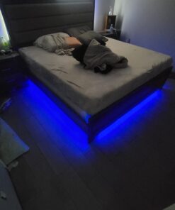 KEELIXIN LED Strip Lights 32.8ft, LED Lights for Bedroom, Music Sync Color Changing Lights, Bluetooth Led Lights with APP & IR Remote Control for Bedroom Room Home Decor Party Festival 24 61NFKgHVh9L