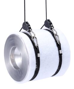 iPower GLROPEX2 2-Pair 1/8 Inch 8-Feet Long Heavy Duty Adjustable Rope Clip Hanger (150lbs Weight Capacity) Reinforced Metal, 2 Pairs, Black 25 61NH2cETF L