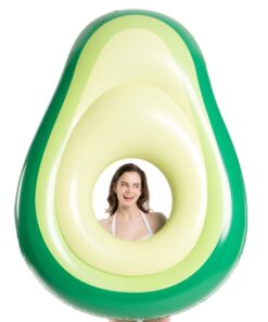 Jasonwell Inflatable Avocado Pool Float Floatie with Ball Water Fun Large Blow Up Summer Beach Swimming Floaty Party Toys Lounge Raft for Kids Adults (XL) Avocado-XL 22 61NH8p0QisL
