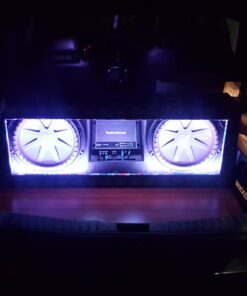 OPT7 Aura Interior Car Lights with Remote Control, Color Change, Music Sync Inside Ambient Lighting Kit, LED Lights for Car Truck Under Dash Accessories, Charger Adapter 12V, 6pc Single Row LED Strip RGB 44 61NHEAv6GL