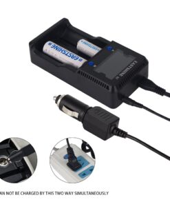 Alternative view of Universal Battery Charger EASTSHINE S2 LCD Display Speedy Smart Charger for Rechargeable Batteries Ni-MH Ni-Cd AA AAA Li-ion LiFePO4 IMR 10440 14500 16340 18650 RCR123 26650 18500 17670 & Car Adapter