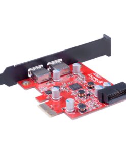Inateck 2 Port PCIe USB 3.0 Card with Internal USB 3.0 20-Pin Connector - Expand Another Two USB 3.0 Ports, Compatible Mac Pro, No Additional Power Connection Needed 28 61NIlPlzffL