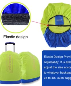 ayamaya Backpack Rain Cover Waterproof Rainproof for (30-65L), Ultralight Outdoor Backpack Pack Covers Compact Portable Water Proof Raincover for Backpacking Hiking Camping Traveling Cycling Green 30-40L 13 61NIsJdFOL