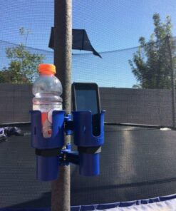 ROBOCUP 12 Colors, Best Cup Holder for Drinks, Fishing Rod/Pole, Boat, Beach Chair, Golf Cart, Wheelchair, Walker, Drum Sticks, Microphone Stand Standard Spring Navy 34 61NK14ATsyL