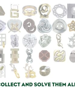 BePuzzled | Enigma Hanayama Metal Brainteaser Puzzle Mensa Rated Level 6, for Ages 12 and Up 14 61NL8O PowL 1