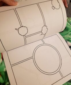 Blank Comic Book For Kids : Create Your Own Comics With This Comic Book Journal Notebook: Over 100 Pages Large Big 8.5" x 11" Cartoon / Comic Book With Lots of Templates (Blank Comic Books) Paperback 13 61NNJWt2tcL
