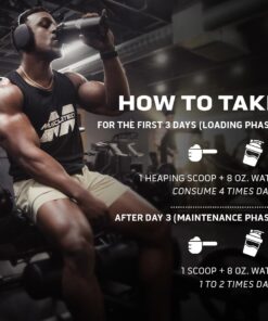 Creatine Monohydrate Powder | MuscleTech Platinum | Pure Micronized | Muscle Recovery + Builder for Men & Women | Workout Supplements | Unflavored (80 Servings) 80 Servings 33 61NPVECUScL