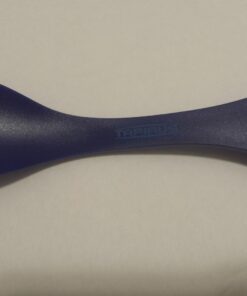 Tapirus 4 Blue Spork to Go Set - Durable and BPA Free Sporks - Spoon, Fork and Knife Combo Utensils Flatware - Mess Kit for Camping, Hunting and Outdoor Activities - Comes in a Carrying Case (Blue) 24 61NUDxsxBCL