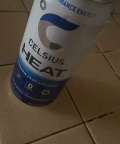 CELSIUS HEAT Blueberry Pomegranate Performance Energy Drink, Zero Sugar, 16oz. Can (Pack of 12) HEAT Sparkling Blueberry Pomegranate 9 61NWSZzrosL