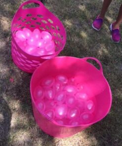 Bunch O Balloons Pink (3 Bunches) by ZURU, 100+ Rapid-Filling Self-Sealing Pink Colored Instant Water Balloons for Outdoor Family, Friends, Children Summer Fun (3 Bunches, 100 Balloons) 21 61NXCtRG8lL