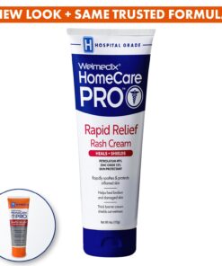Welmedix HomeCare PRO Rapid Relief Adult Diaper Rash Cream – Extra Thick, Moisturizing Barrier Cream for Incontinence and Healing Cream/Zinc Oxide Cream/Skin Cream, (4oz Tube) 4 Ounce (Pack of 1) 7 61NXK5cPa4L