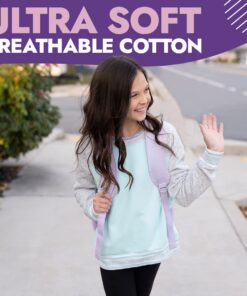 Popular Girls Leggings Ankle Length - Comfortable Leggings for Girls. Cotton Leggings Great for Softness and Breathability. 6 Years Dark Blue 10 61NXvHWfDML