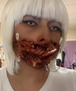 Kangaroo's Halloween Makeup Monster Liquid Latex I Quick Drying Liquid Latex Sfx Makeup Kit I Multi-Purpose Liquid Rubber White Face Paint for Zombie Makeup, Costume Makeup, Fake Scars 16oz Pint 48 61NZT4bd1BL