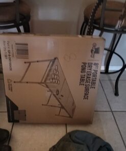 GoPong 8 Foot Portable Beer Pong / Tailgate Tables (Black, Football, American Flag, or Custom Dry Erase) 8-Feet 30 61NZvvtJW1L