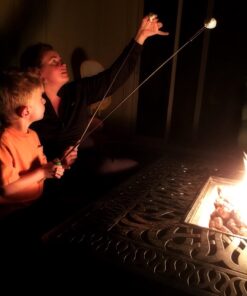 Aoocan Marshmallow Roasting Sticks, Smores Sticks for Fire Pit, Set of 8 Telescoping Rotating Smores Skewers - Hot Dog Roasting Sticks for Campfire, Camping, Bonfire and Grill Roasting Sticks set of 8 31 61Na3jT33mL