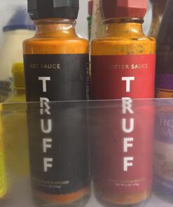TRUFF Original Black Truffle Hot Sauce, Gourmet Hot Sauce with Ripe Chili Peppers, Black Truffle Oil, Agave Nectar, Unique Flavor Experience in a Bottle, 6 oz. 6 Ounce (Pack of 1) 34 61NaP0eGOoL