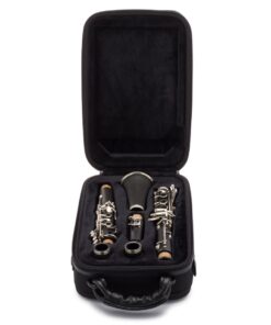 Jean Paul CL-400 Intermediate Bb Clarinet with ABS Body, Synthetic Pads and Silver-Plated Keys 31 61NatYlEMsL