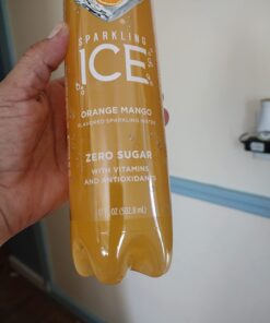 Sparkling Ice, Orange Mango Sparkling Water, Zero Sugar Flavored Water, with Vitamins and Antioxidants, Low Calorie Beverage, 17 fl oz Bottles (Pack of 12) 14 61Nbki4mJFL