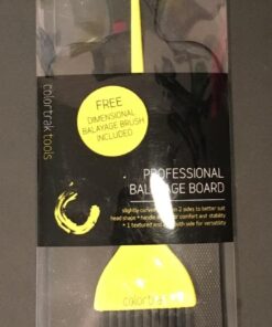 Colortrak Balayage Board and Brush Set, Achieve the Balayage Look, Curved Board Follows Head Shape, Textured and Smooth Sides, Handle for Comfort and Stability, Balayage Brush Included 33 61Nc55ZdQoL