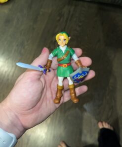 World of Nintendo The Legend of Zelda: Ocarina of Time Link Action Figure 4 Inches 8 61Nefh8qL