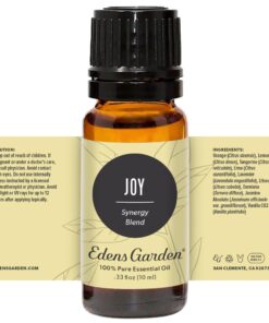 Edens Garden Joy Essential Oil Synergy Blend, 100% Pure Therapeutic Grade (Undiluted Natural/Homeopathic Aromatherapy Scented Essential Oil Blends) 10 ml 10 ml (.33 fl oz) 18 61Nei73hbWL