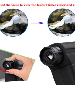 HAUSBELL Listening Device, Scientific Explorer Parabolic Microphone Bionic Ear Electronic Observing Listening Device Digital Device Nature Observing and Listening Device (Headphone Included) Black-headphone Included 25 61NfBQuvJHL