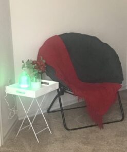 DOUDING Glass Essential Oil Diffuser Humidifier, Ultrasonic Aromatherapy Diffuser Cool Mist with Auto Shut-Off, 7 Colors Adjustable Diffuser for Home, Bedroom, Office, Yoga, 120ml(White Base) White Base 37 61NfByl5rmL