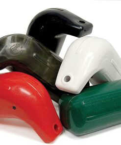 Taylor Made Square Low Freeboard Fender for Boats, 5" x 14", Football Needle Easy Inflation Valve Marine-Grade Vinyl, American Made, Protection for Gunwales, Rub Rails - 2020108232 5" x 14" White 10 61NfTnNAUJS