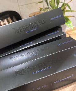 Nespresso Capsules VertuoLine, Diavolitto, Dark Roast Espresso Coffee, 10 Count (Pack of 5), Brews 1.35oz (VERTUO LINE ONLY) 10 Count (Pack of 5) 31 61NfuzPC1EL