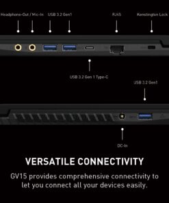 MSI GF63 15.6" 144 Hz Gaming Laptop Intel Core i5-11400H RTX 3050 16GB 512GB NVMe SSD Win11 (11UC-263) 11th Gen i5 RTX 3050 Ti 15.6" 13 61NfvCqpekL