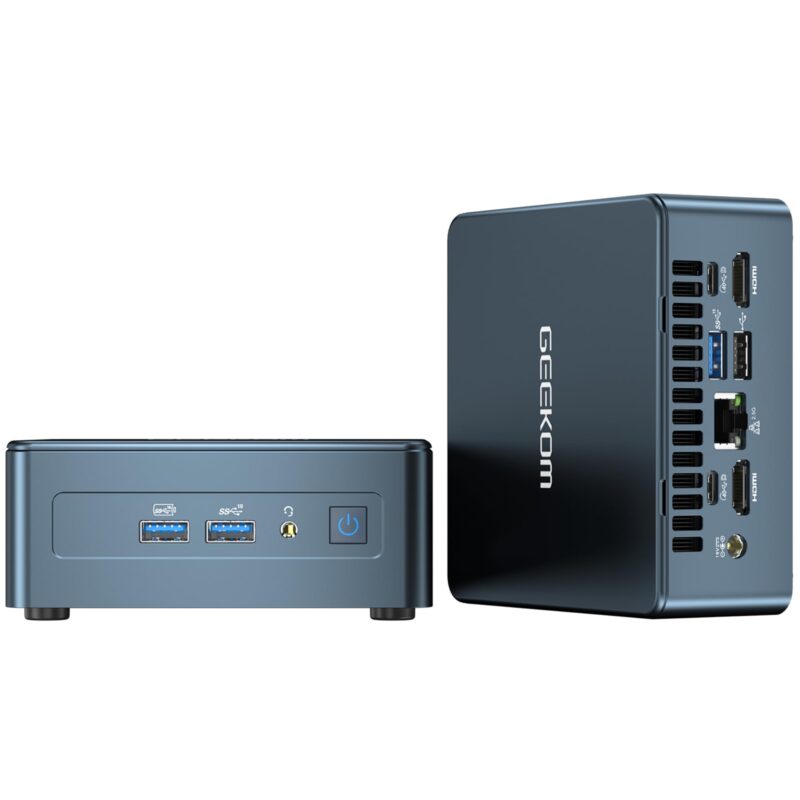 Catalog 2 GEEKOM Mini PC Mini IT12, 12th Gen Intel i5-12450H NUC12 Mini Computers(8 Cores,12 Threads) 16GB DDR4&512GB PCIe Gen 4 SSD Windows 11 Pro Desktop PC Support Wi-Fi 6E/Bluetooth 5.2/USB 4.0/2.5G LAN/8K i5-12450H, 16GB+512GB