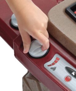 Step2 Fixin' Fun Outdoor Grill | Plastic Toy Grill & Play Food | Pretend Play Grilling Set, Brown (85317) 12 61NgoCN tGL 1