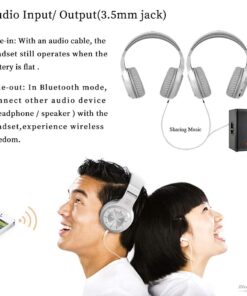 Bluedio V5.0 Bluetooth Headphones Over Ear, Wireless Bluetooth On-Ear Stereo Earphones Noise Cancelling, Soft Memory-Protein Earmuffs, w/Mic (Black) Black 35 61Nhh ShamL