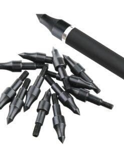 Cosmos 12 Pcs Screw-in Archery Bullet Points Arrow Tips Archery Target Practice Hunting Arrow Points for Recurve, Compound Bow, Crossbow, 100 Grain Each 17 61Nj9PuT4L